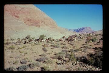 Camp north of Sid Whiskers Butte; Sixty Mile Point