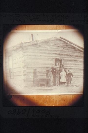 School near Vermillion Creek, Browns Park. The teacher is Miss Denny