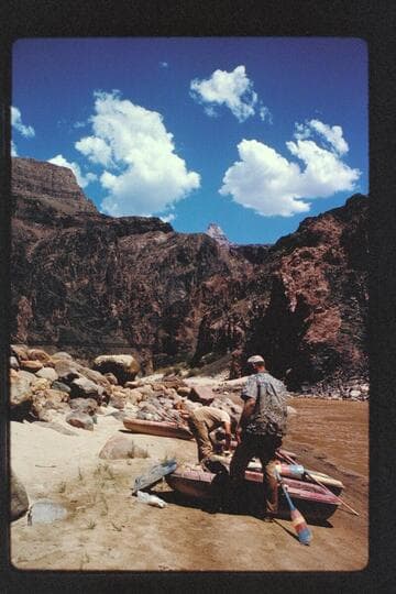 Camp above Bright Angel Creek