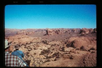 Riding down into Little Junction Creek from the west