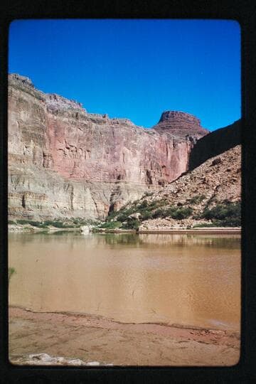 Chopper up river from Little Nancoweap