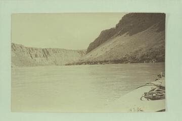 RB-MV Expedition photo. The large talus and sand slope across from mouth of Navajo Canyon
