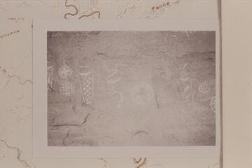 Paintings in Davis Gulch upstream from the natural window