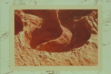 East across Escalante River about half way between Stevens Creek and Scorpion Gulch