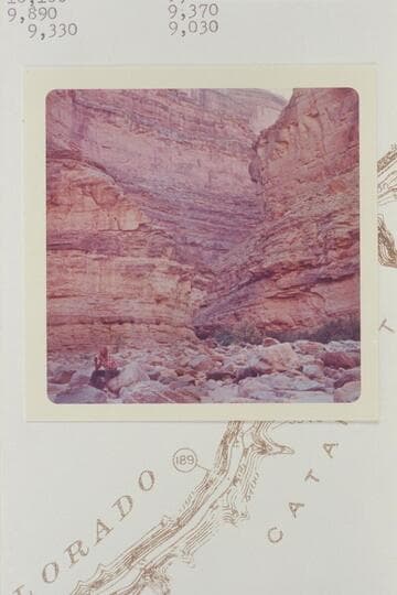Clearwater Canyon; Cataract Canyon, Mile 192. Bestor Robinson at lower left