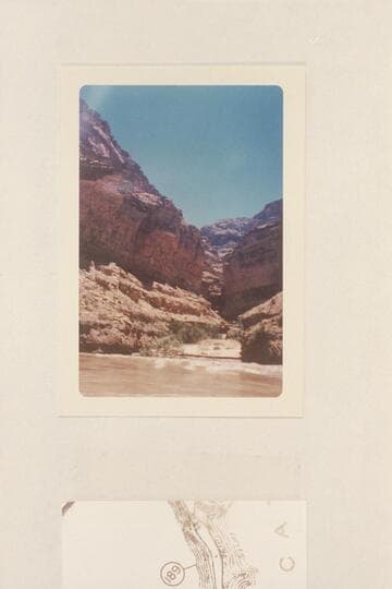 Side canyon at left bank at Mile 188.4