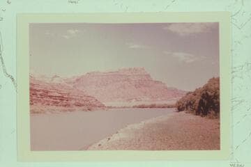 Down from Hite.  Trachyte Canyon at right