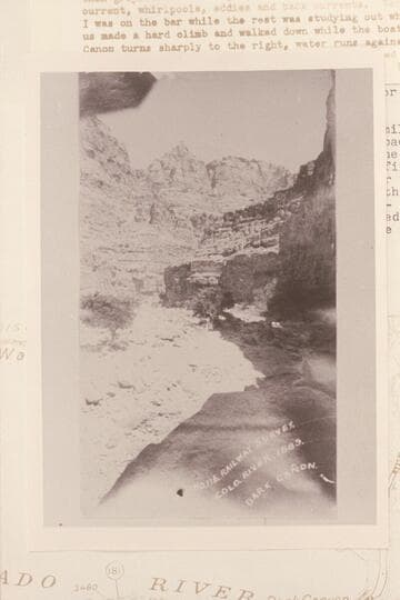 No. 116. Railway Survey, Colorado River, 1889. Dark Canon