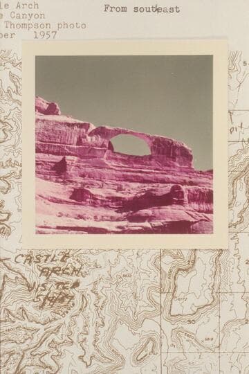 Castle Arch; Horse Canyon.  From southeast