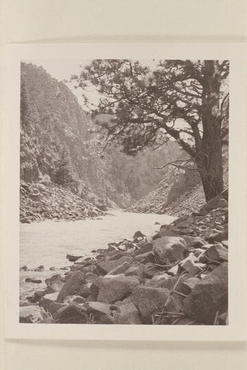 Blacktail Canyon on the upper Colorado River. The view is downstream from the same point of view for the photo of the kayak