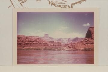 Northerly up side canyon at Mile 24, right bank