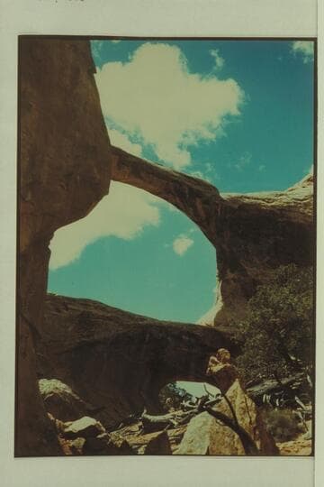 The Double-O or Double Arch, Arches National Monument