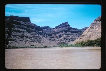 Down at head of Cataract Canyon