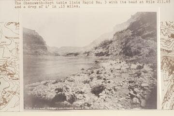 Station 8814 Up. Railway Survey, Colorado River