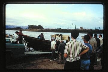 Launching the "Bert Loper"; Green River