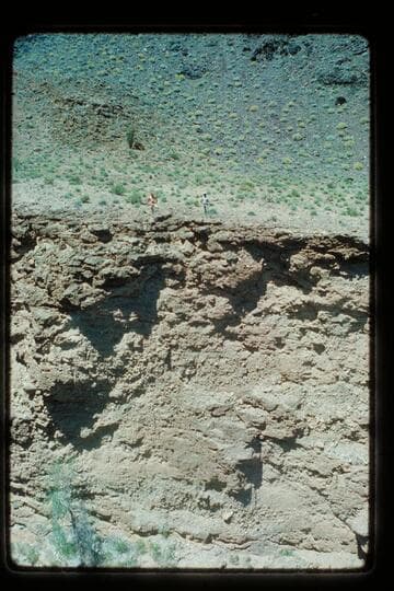 John Evans and Bill Belknap; Travertine Creek