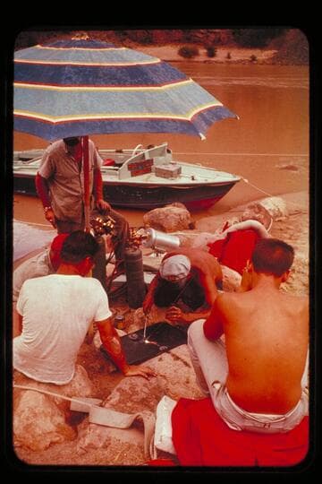 Weld skillet; Bright Angel Creek