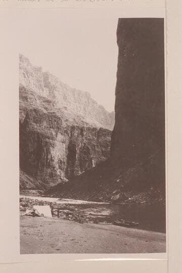 President's camp in Marble Canyon