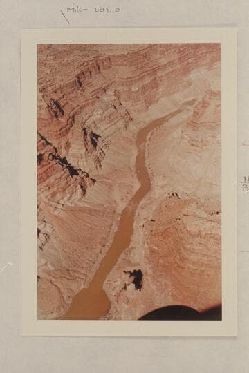 Up river from Mile 201.1 in Cataract Canyon