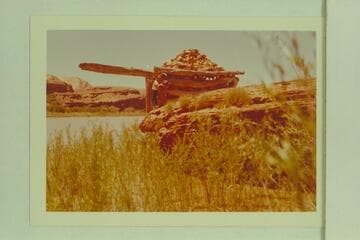 Stand for water wheel at The Rincon