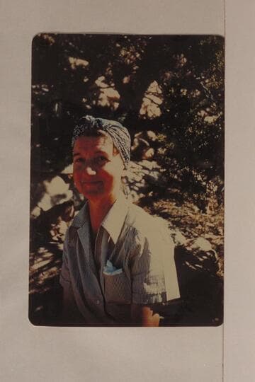 Mary Adamic in Utah during jeep trip