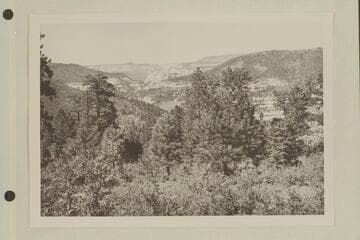 Head of Dark Canyon from Elk Ridge. Jeep trip the Needles