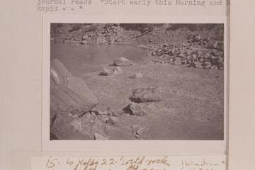 Cataract Canyon Rapid #22 according to the Chenoweth-Hoyt table