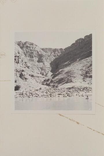 Side canyon at Mile 186.9 left bank