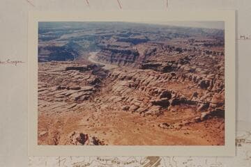 Down the drainage into Spanish Bottom from the Land of the Standing Rocks