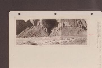 Pan of Hance Rapid at about 60 cfs. Note water level at characteristic rk