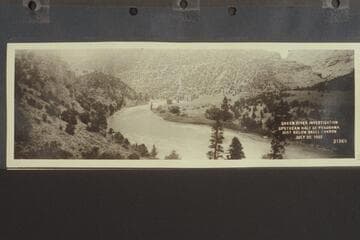 Green river Investigation:  Upstream Half of Panorama Just Below Skull Canyon