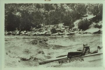Dock and Shirley Marston in Upper Disaster Rapid