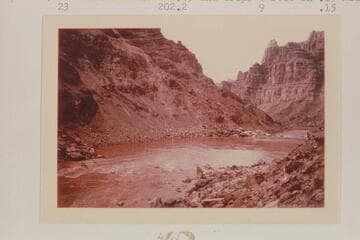 The lower drop of Rapid No. 22 at lower left and No. 23 right center