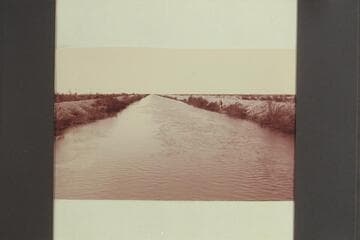 Imperial Canal [on photo reverse:  The main Imperial Canal by which I reached the Alamo]