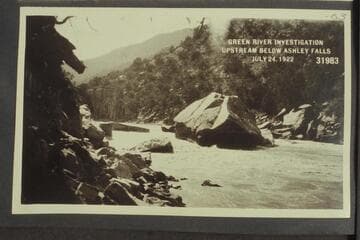 Green River Investigation:  Upstream Below Ashley Falls