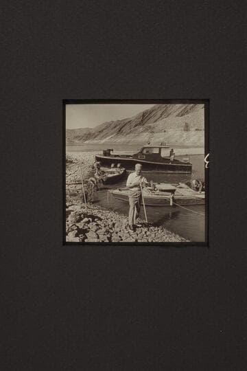 Mooring in Gods Pocket on Lake Mead at end of Grand Canyon traverse