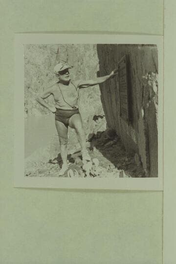 Dock Marston gives the lecture at the Separation plaque