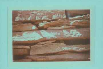 Hislop's name on the ruin at the mouth of White Canyon. The date "91" would be the time of the Best Expedition visit