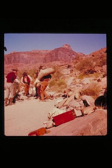 "Ten Who Dared" filming, Nov. 1959