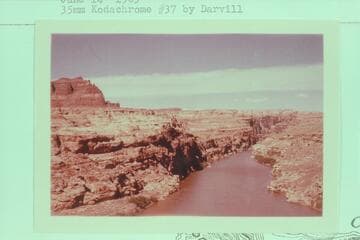 Up Narrow Canyon from the right bank of the Colorado immediately below the mouth of the Dirty Devil