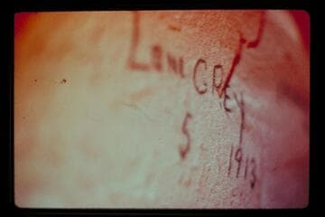 Zane Grey inscription; Rainbow Bridge