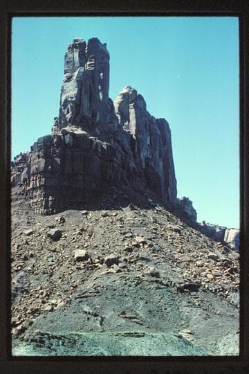 Butte; mouth of Horsethief Canyon