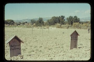 Graves of Nathaniel Galloway and his wife; Vernal