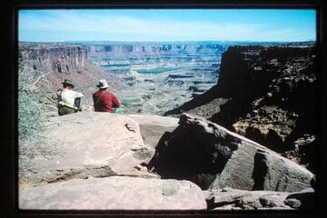 Oliver and Archeyes look at Fort Bottom