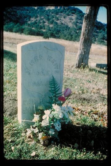Grave of James White, Trinidad, Colorado