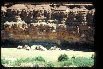 Paria Riffle from hill, right bank