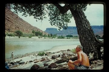 Riffle at camp site below G. White's place