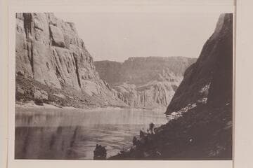 USGS Glen Canyon party. Old Lees Ferry Damsite?