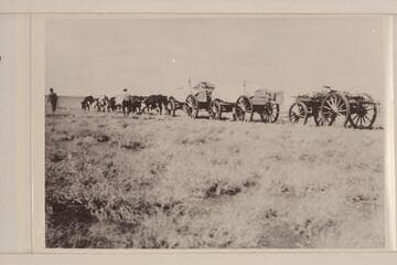 Charles H. Spencer moving camp