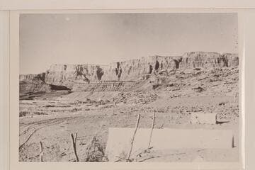 Tents of the Spencer placer operations at Lees Ferry. From Charles Spencer collection, p.85, lower left